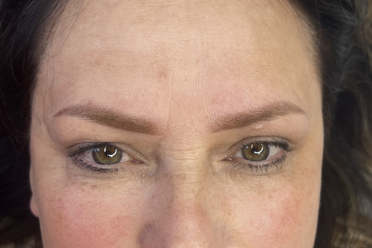 Po zabiegu - Ombre Brows (Gradacja koloru)